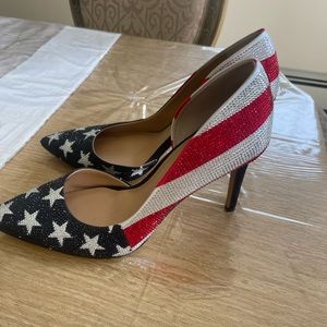 Flag sparkle heels 👠